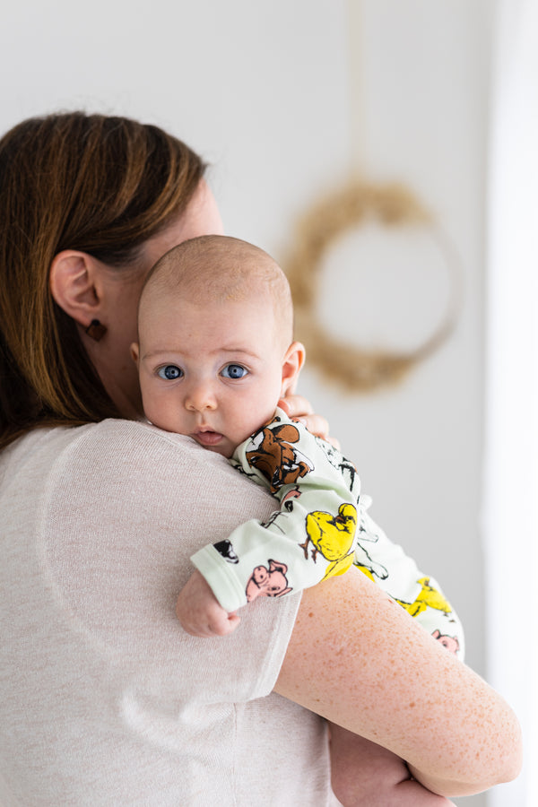 Organic cotton baby bodysuit | Fauna Kids
