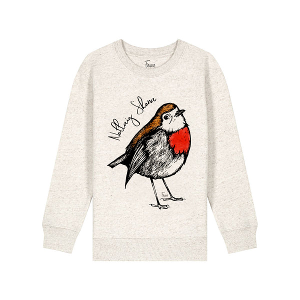 Kids Sweatshirt | Christmas Robin