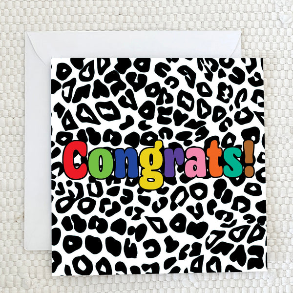 'Congrats' Greeting Card - fauna.ie