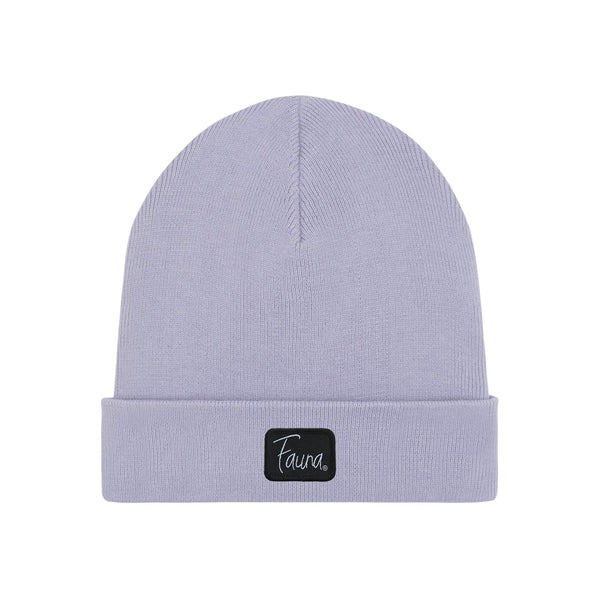 Fauna Logo Beanie Hat | Lilac