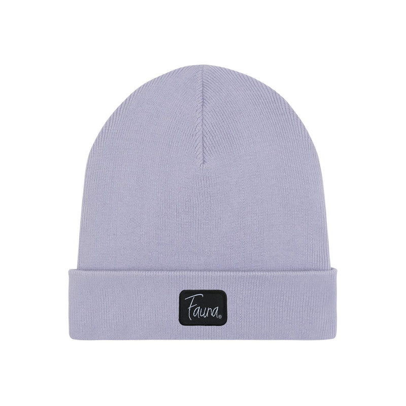Fauna Logo Beanie Hat | Lilac