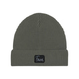 Fauna Logo Fisherman Beanie Hat | Khaki