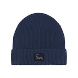 Fauna Logo Fisherman Beanie Hat | Navy