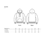 Fauna hoodie size chart