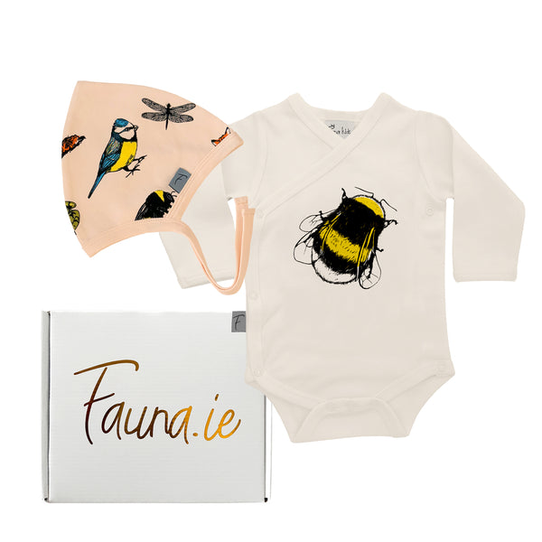 Baby Gift Box | Organic Cotton Two Piece with Bee Onesie