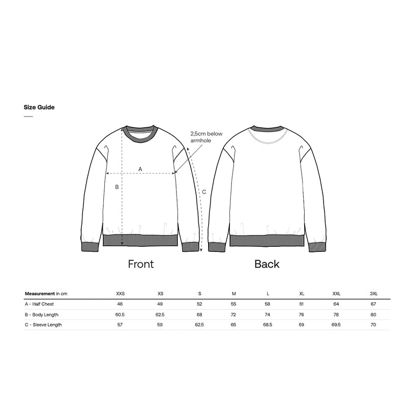 Unisex-Pfauenfeder-Sweatshirt aus Bio-Baumwolle | Silber auf Marineblau 