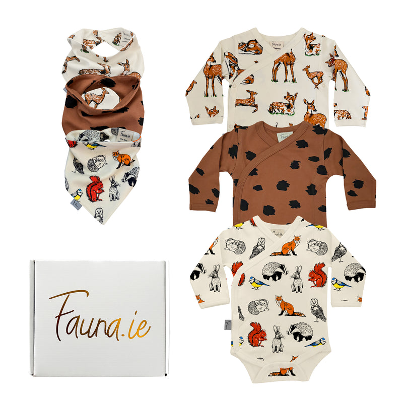Beautifully Wrapped Baby Gift Box | Organic Cotton Six Piece | Fia Bui