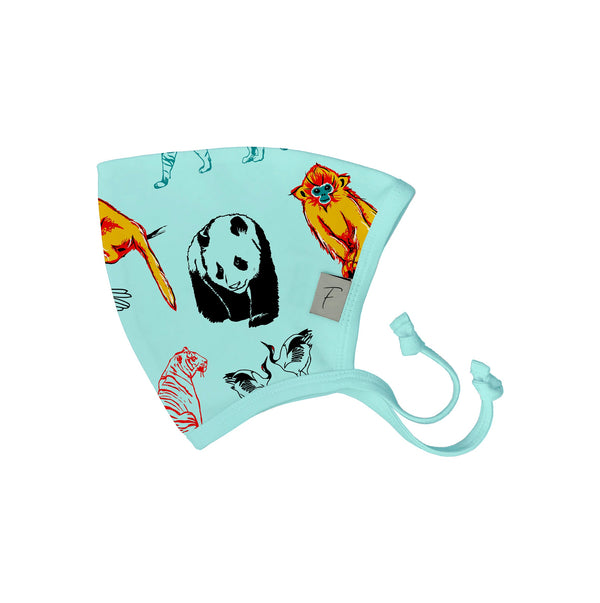 Hat For Baby, Organic Cotton with Panda & Friends Print