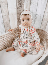 Hat For Baby, Organic Cotton with Piglet Print Fauna Kids