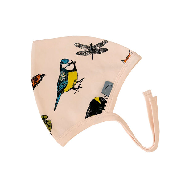 Hat For Baby, Organic Cotton with Rabbit & Friends Print