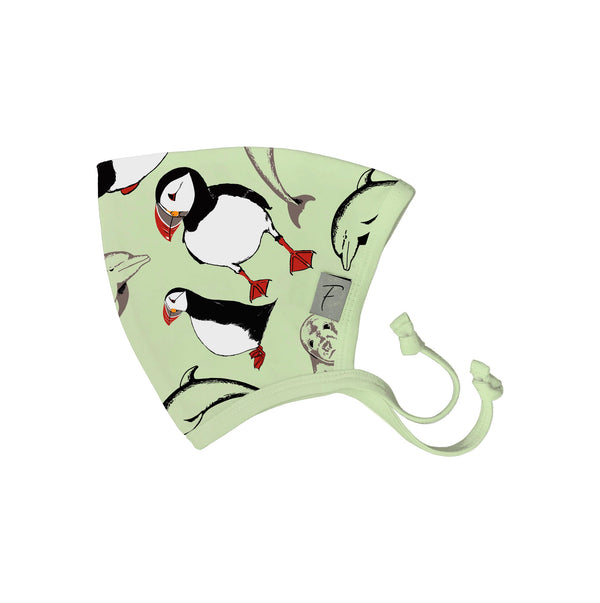 Hat For Baby, Organic Cotton with Skellig Print Fauna Kids