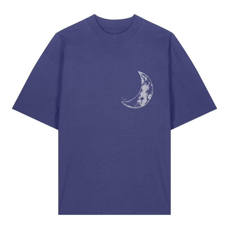 Oversized Unisex T-shirt Dusk | Moon