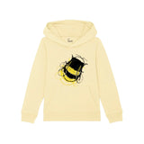Kids Organic Cotton Hoodie | Bee on butter - Fauna Kids