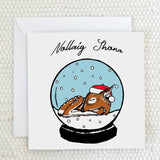 'Nollaig Shona' Fawn Christmas Card