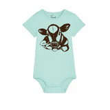 baby onesie with cow print fauna.ie