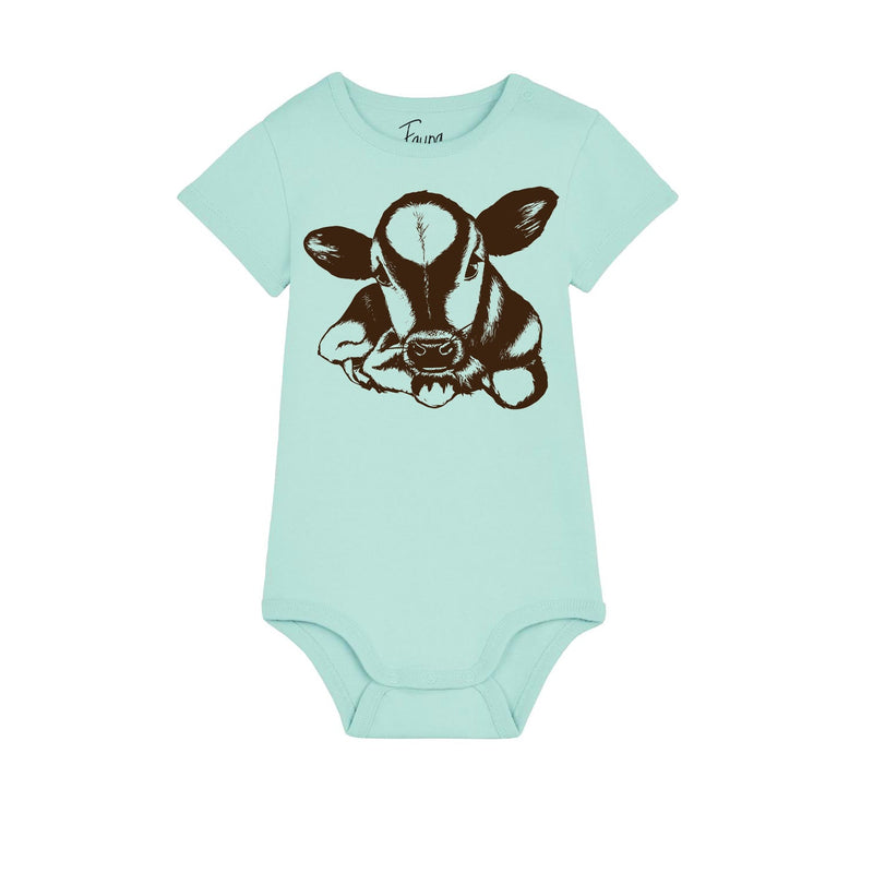 baby onesie with cow print fauna.ie