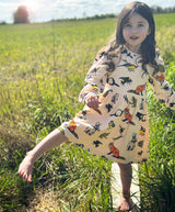 Organic Cotton Dress For Kids | Rabbit & Friends Print