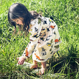 Organic Cotton Dress For Kids | Rabbit & Friends Print