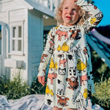 Organic Cotton Dress | Farmyard Fauna Kids