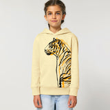 Organic Cotton Kids Hoodie | Tiger Yellow - Fauna Kids