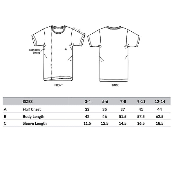 Organic Cotton Kids T-Shirt | Caribbean Blue & Coral Leopard Fauna Kids