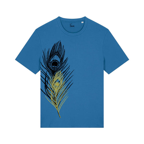 Organic Cotton Women's T-shirt | Peacock Feather