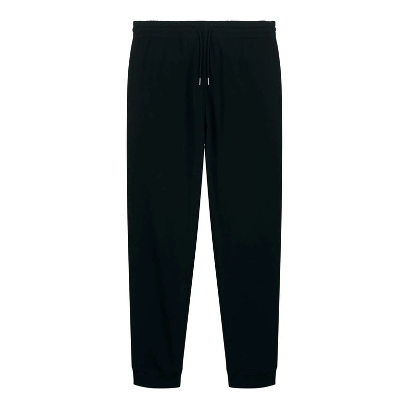 Organic Cotton Unisex Tracksuit | Silver swallows on black - fauna.ie