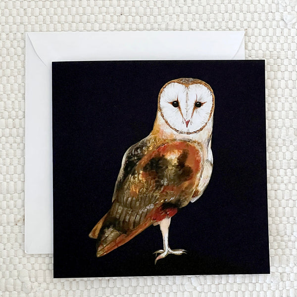 Owl Greeting Card | Made in Ireland | fauna.ie