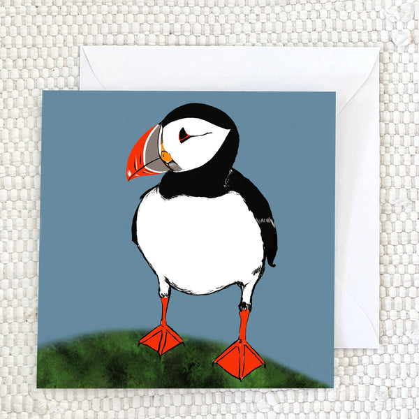 Puffin Greeting Card Fauna Kids