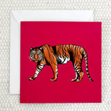 Tiger Greeting Card | Made in Ireland | fauna.ie