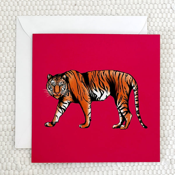 Tiger Greeting Card | Made in Ireland | fauna.ie