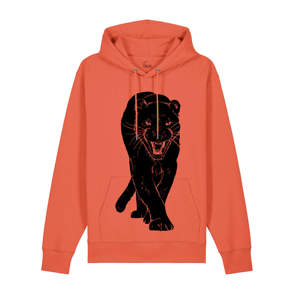 Unisex-Hoodie aus Bio-Baumwolle | Papageientaucherrot 