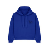 Women's Hoodie | Panther on Blue - fauna.ie