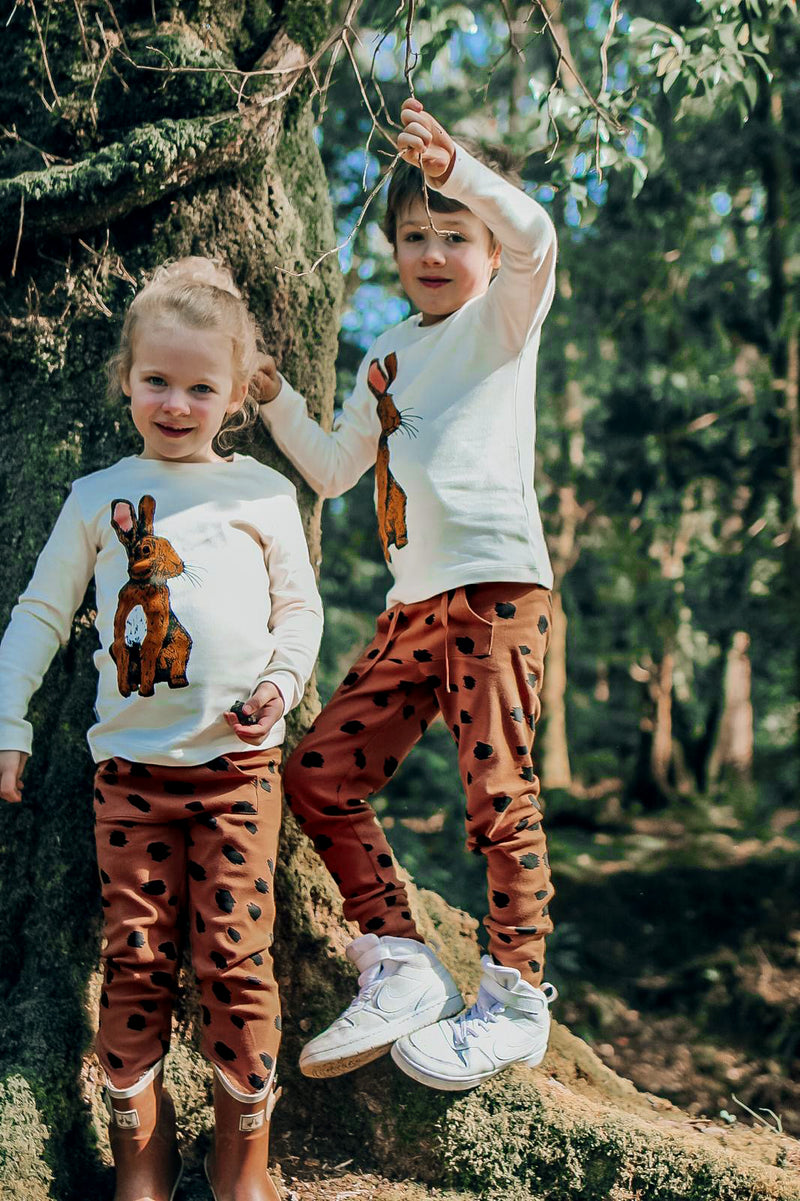 Fauna Kids Organic Cotton Slim Fit Jog Pants | Fia Bui