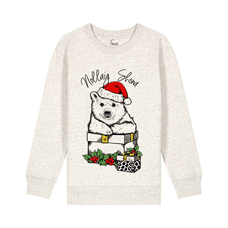 Kids Sweatshirt | Christmas Polar Bear
