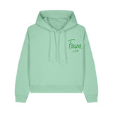 Women's Hoodie | Monstera on Green | fauna.ie