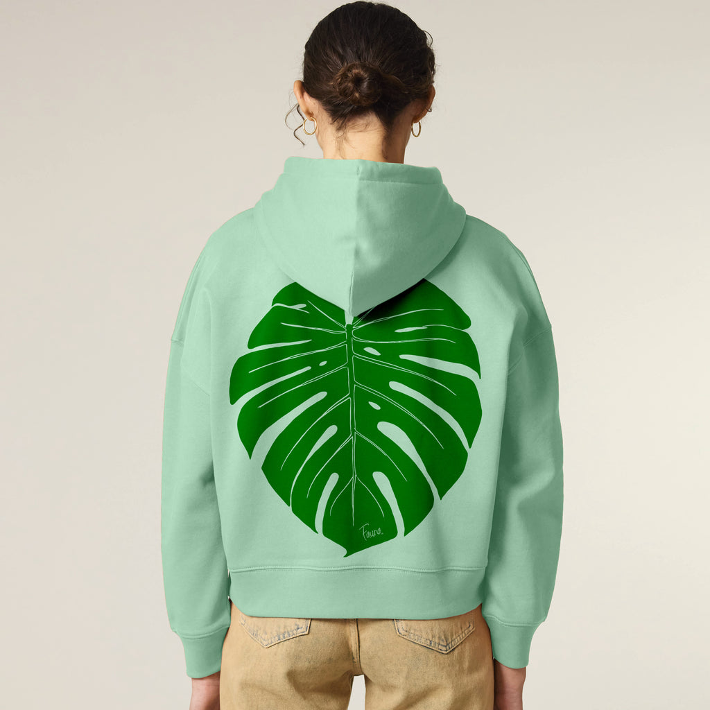 monstera hoodie Organic Cotton Women's Hoodie | Monstera