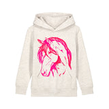 Kinder-Kapuzenpullover aus Bio-Baumwolle | Neonpony 