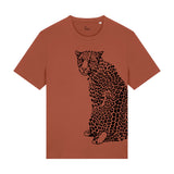 Organic Cotton Unisex T-shirt | Bronze Leopard