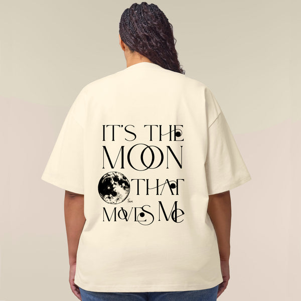 Oversized Unisex T-shirt Natural | Moon