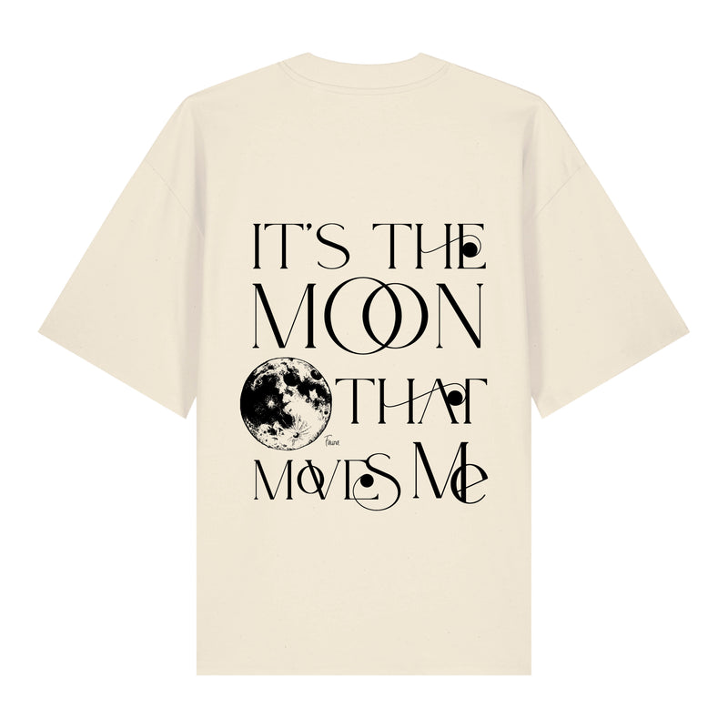 Oversized Unisex T-shirt Natural | Moon