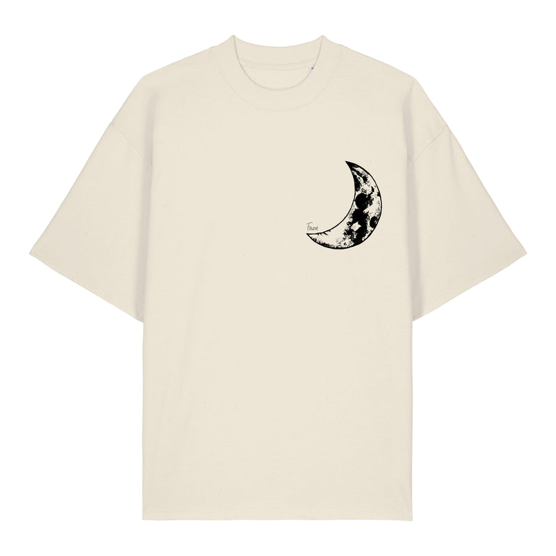 Oversized Unisex T-shirt Natural | Moon