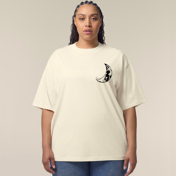 Oversized Unisex T-shirt Natural | Moon