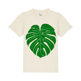 Organic Cotton Unisex T-shirt | Monstera Natural