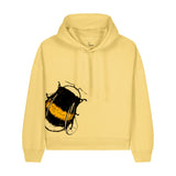 Women's Hoodie | Bee on Golden Yellow