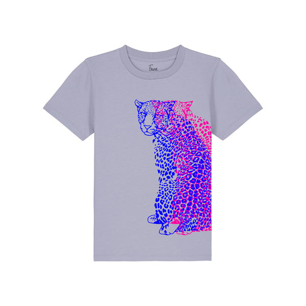 Fauna Kids T-Shirt | Handprinted double Leopard
