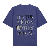 Oversized Unisex T-shirt Dusk | Moon