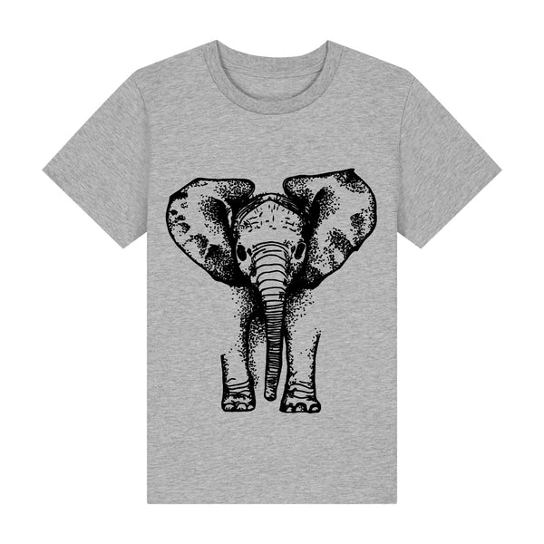 Kinder-T-Shirt aus Bio-Baumwolle | Blauer Leopard 