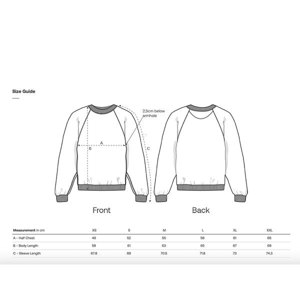 Organic Cotton Women's Graphic Sweatshirt | Moonflower Cool Heather