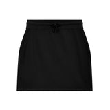 Women's organic cotton sweat skirt black | fauna.ie